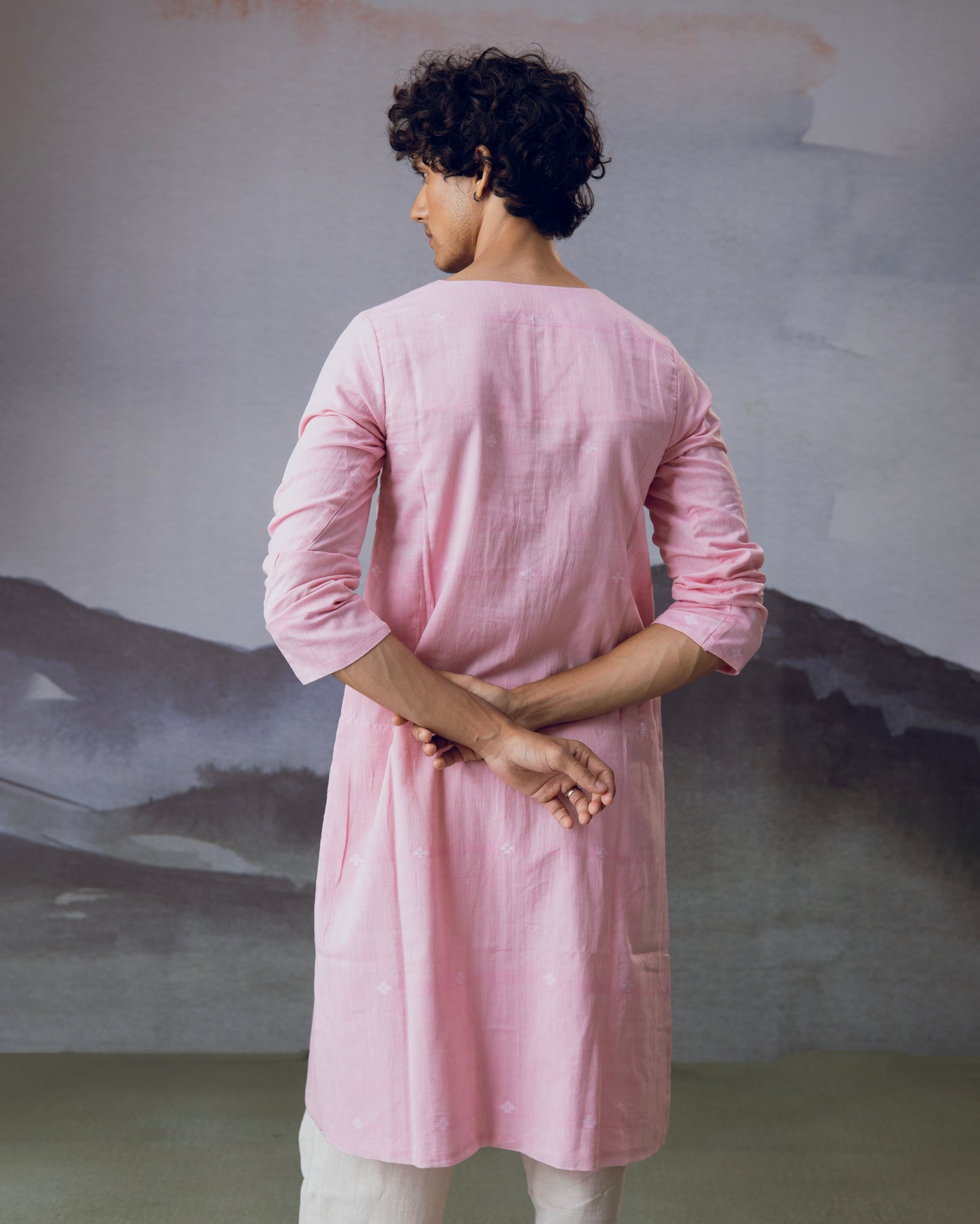 Pink Ambar Kurta