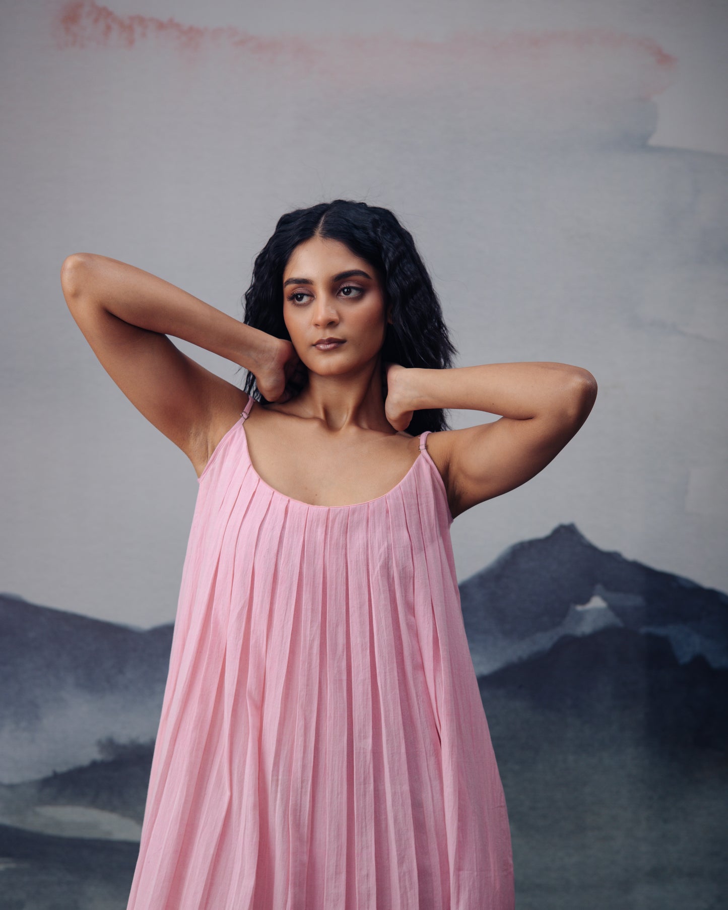 Pink Sleeveless Dress