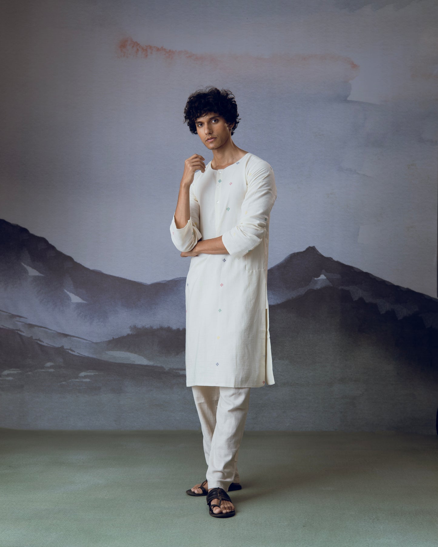 White Ambar Kurta