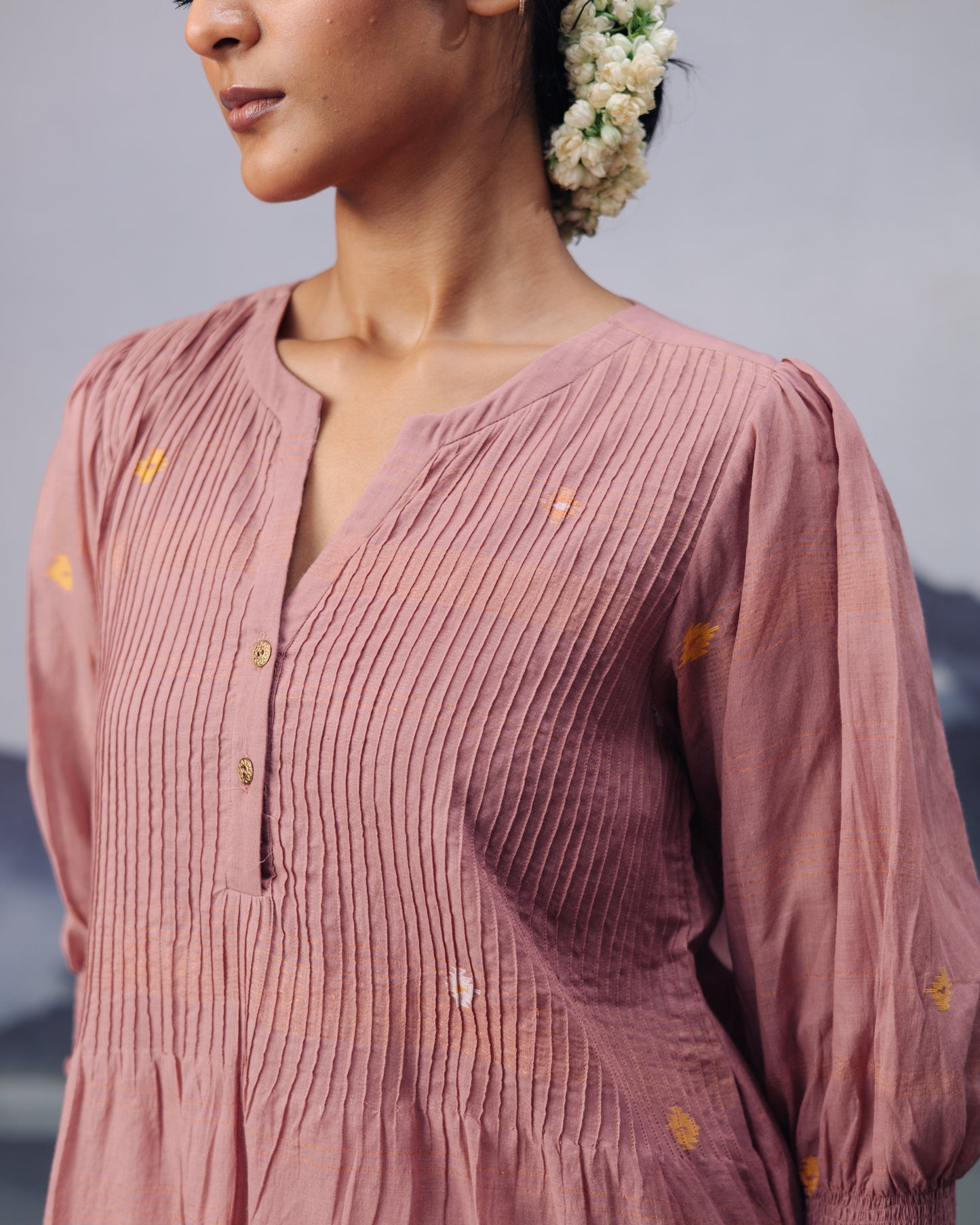 Dusty Rose IVORY Kurta