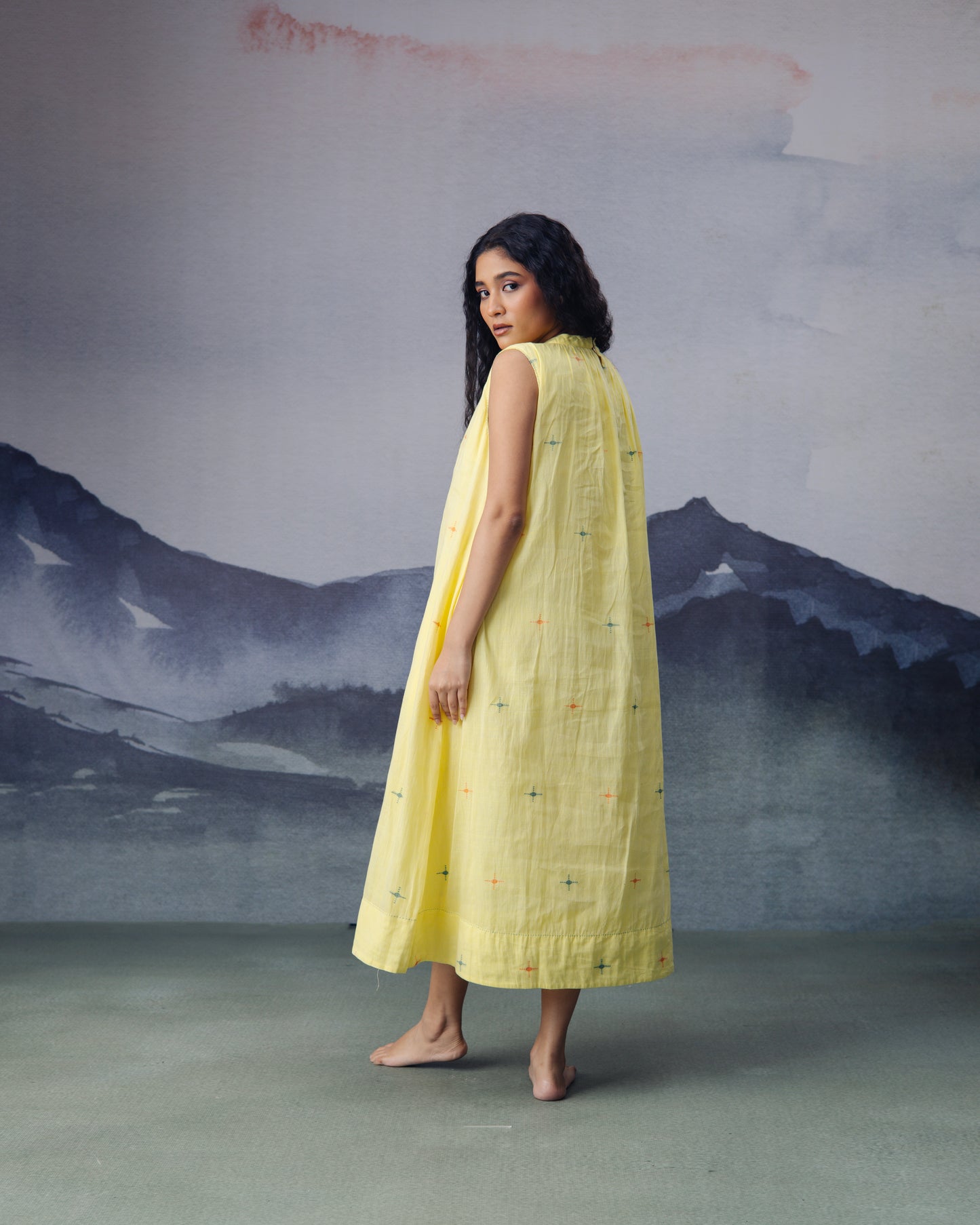 Citrus Sleeveless Dress