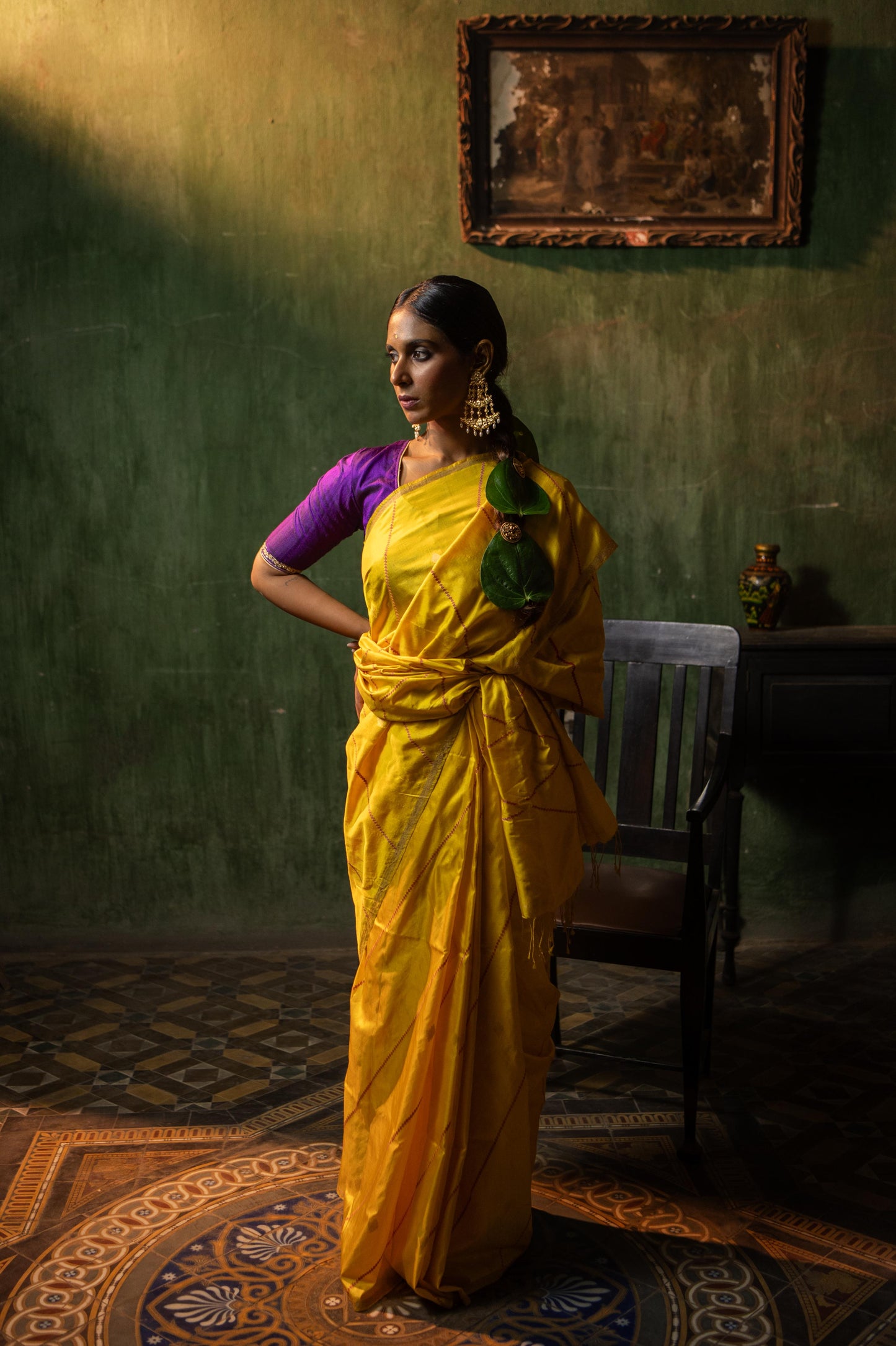Violet Gajamoti Blouse