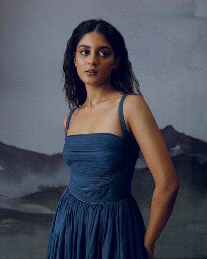 Indigo Sleeveless Dress