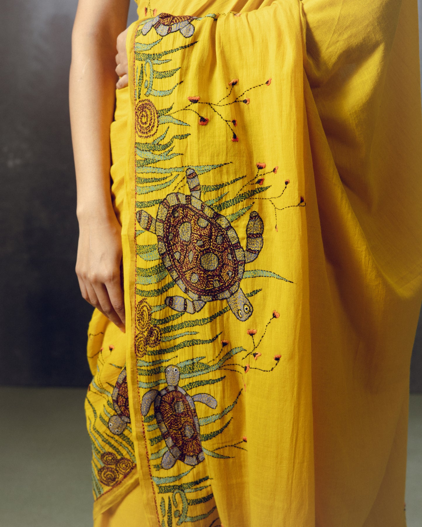 Turtle Saree