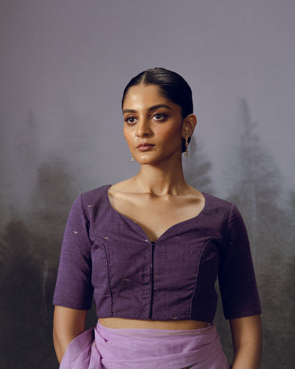 Violet Zari Dots Blouse