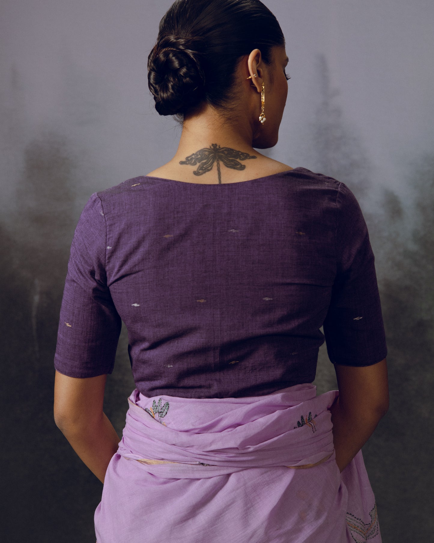 Violet Zari Dots Blouse