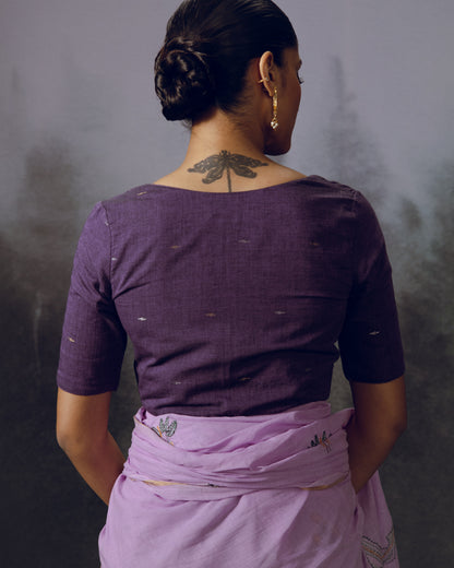 Violet Zari Dots Blouse