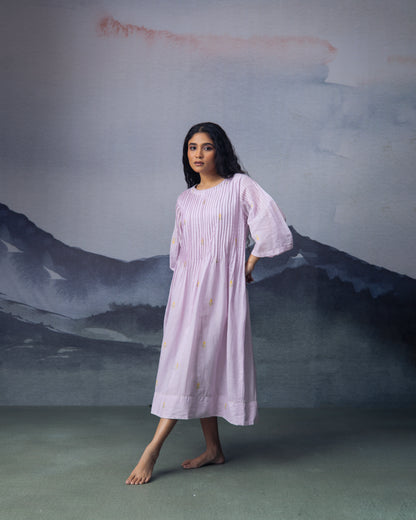 Lilac Midi Dress