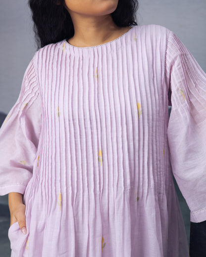 Lilac Midi Dress