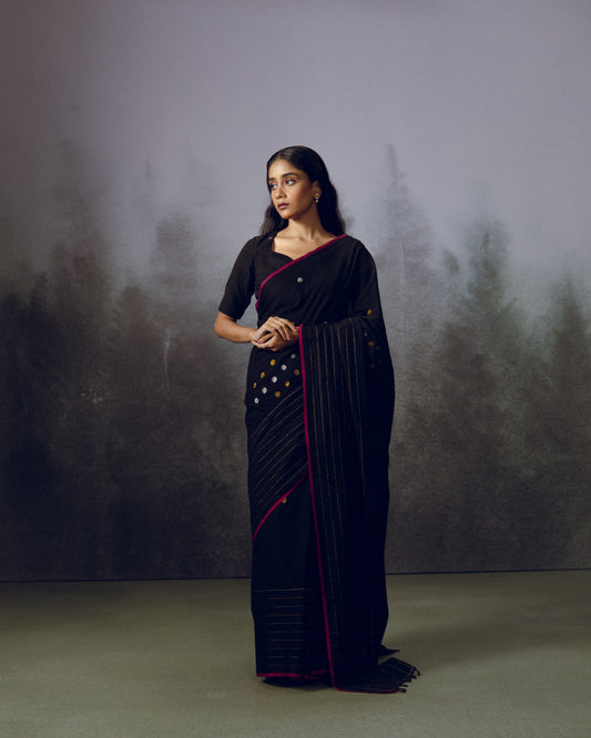 Ebony Saree