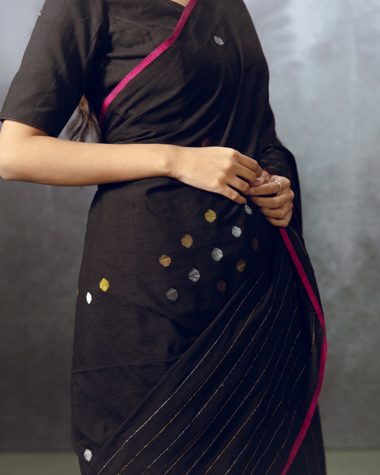 Ebony Saree