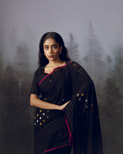 Ebony Saree