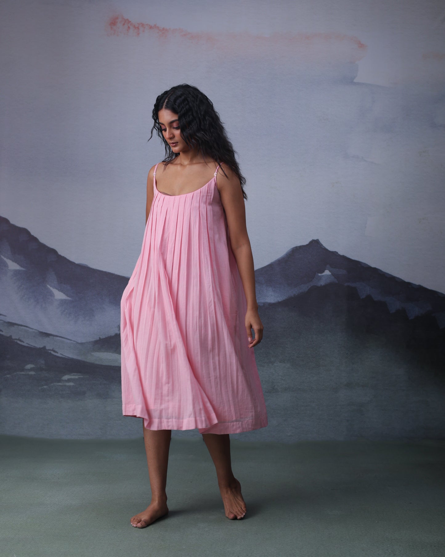 Pink Sleeveless Dress