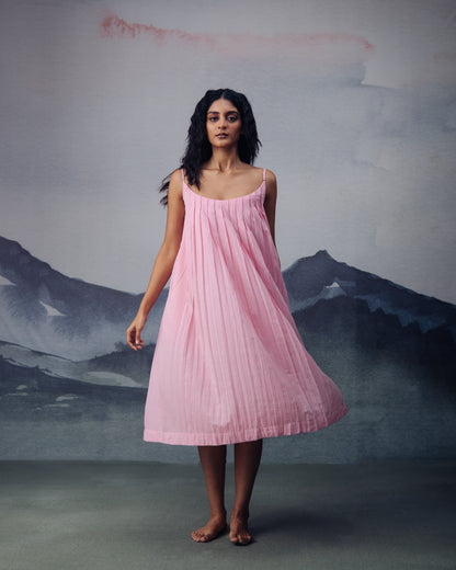 Pink Sleeveless Dress