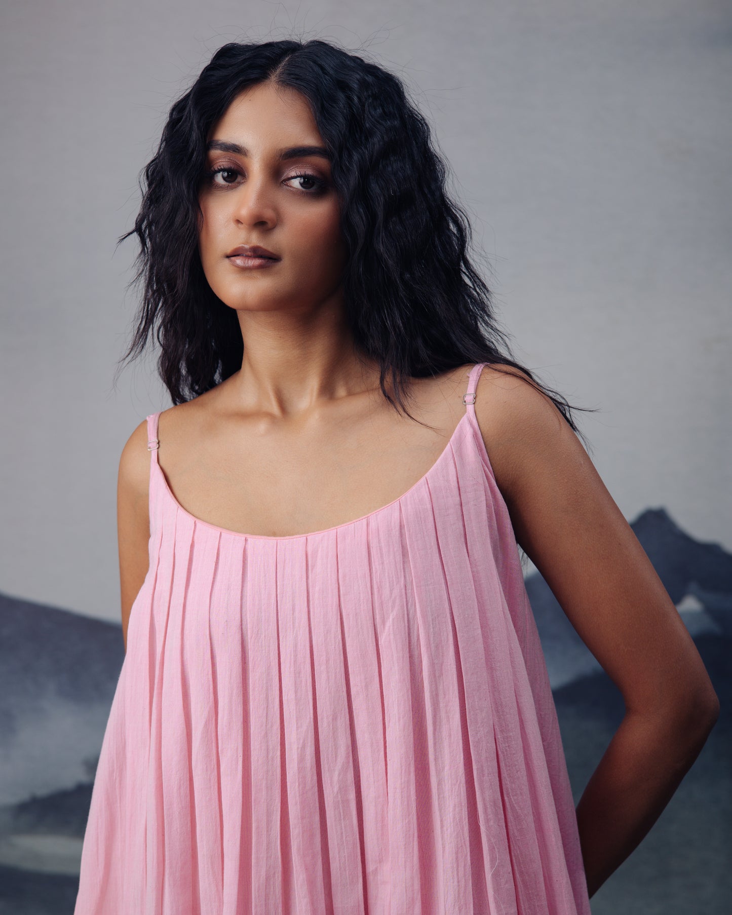Pink Sleeveless Dress