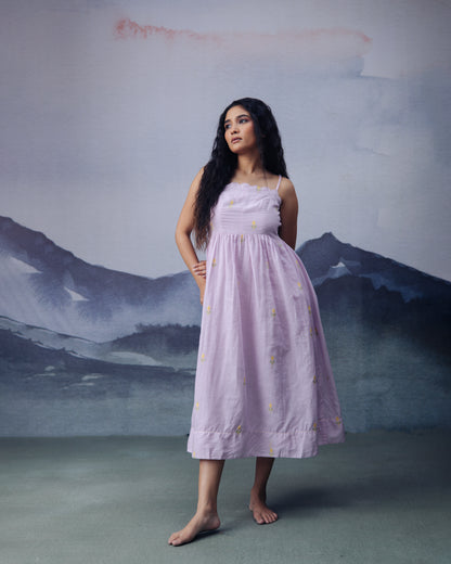Lilac Strap Dress