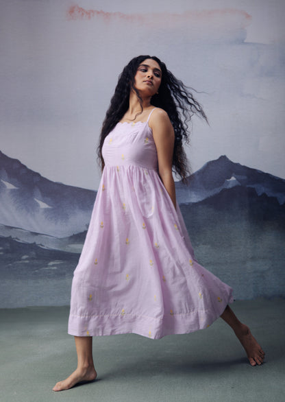 Lilac Strap Dress