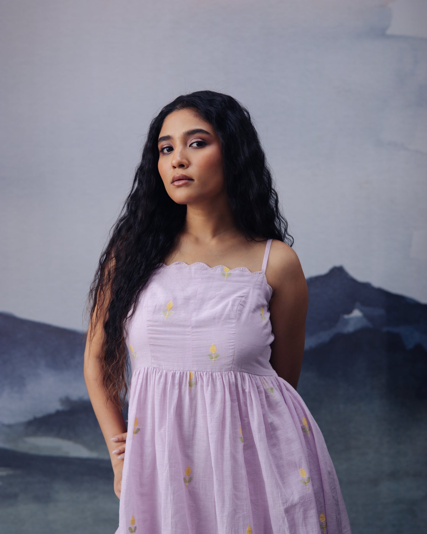 Lilac Strap Dress