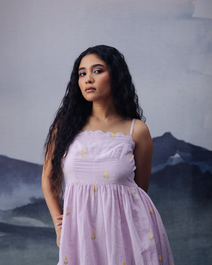 Lilac Strap Dress