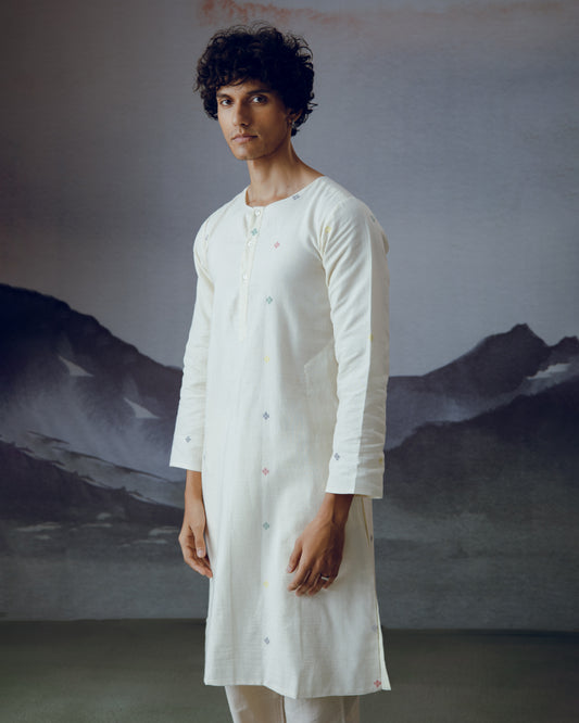 White Ambar Kurta