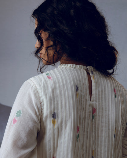 Phool frill dress