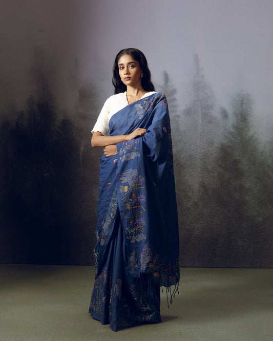 Aquatic Saree
