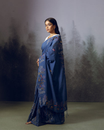 Aquatic Saree