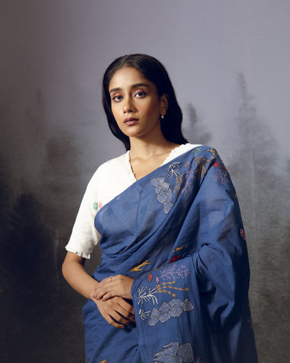 Aquatic Saree