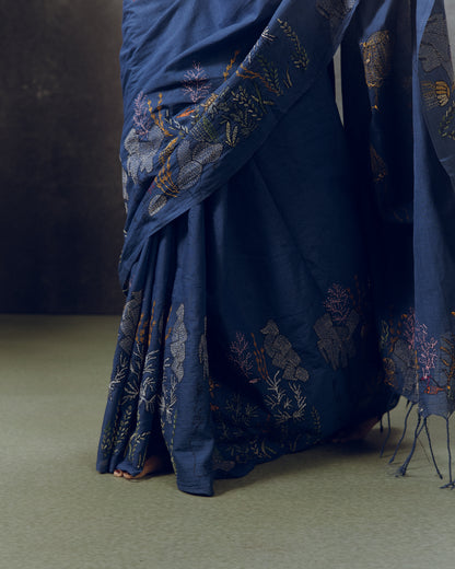 Aquatic Saree