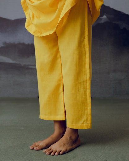 Yellow Phool Coord