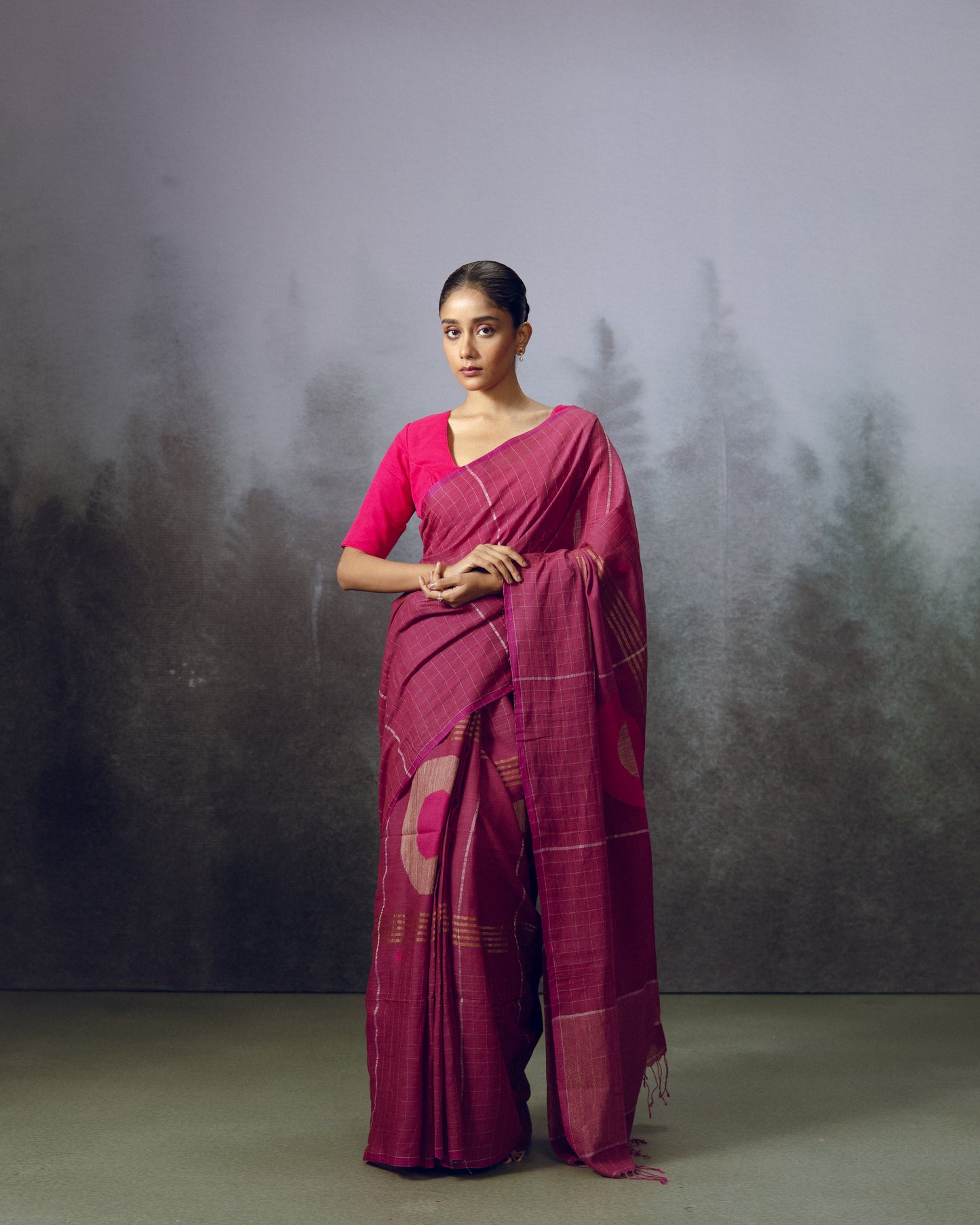 Mood Purple Saree