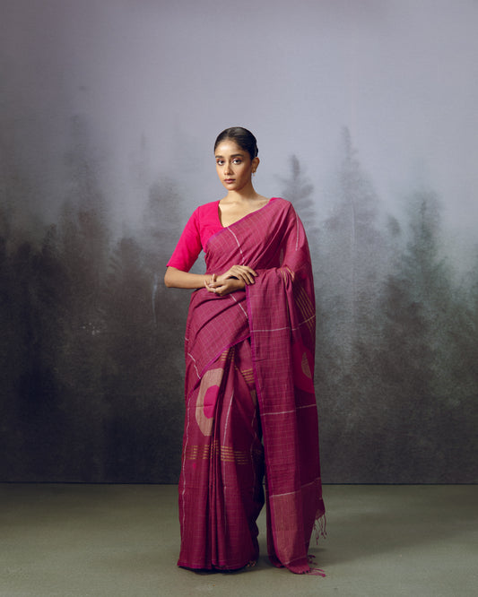 Mood Purple Saree