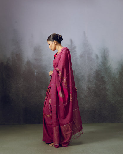 Mood Purple Saree