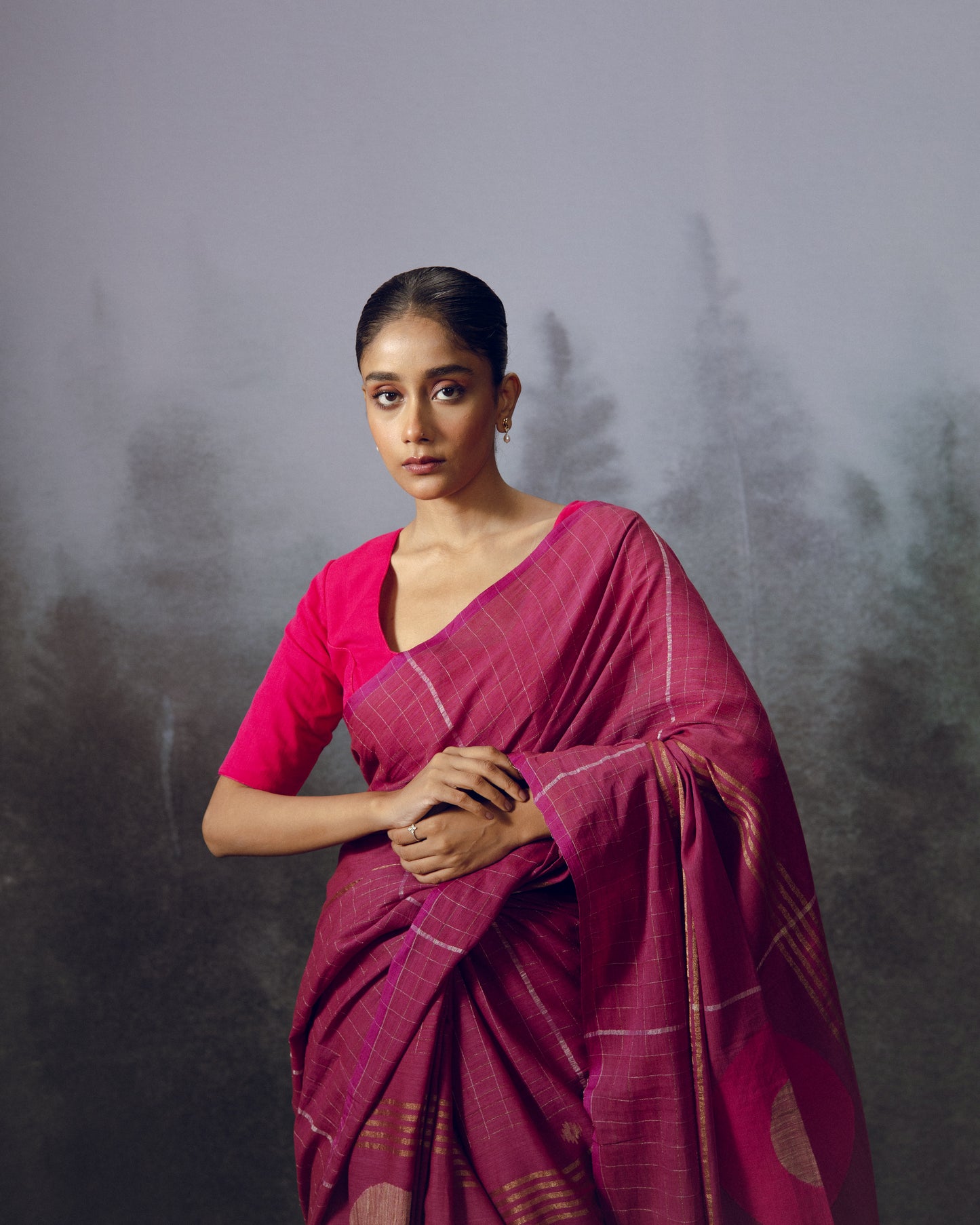 Mood Purple Saree