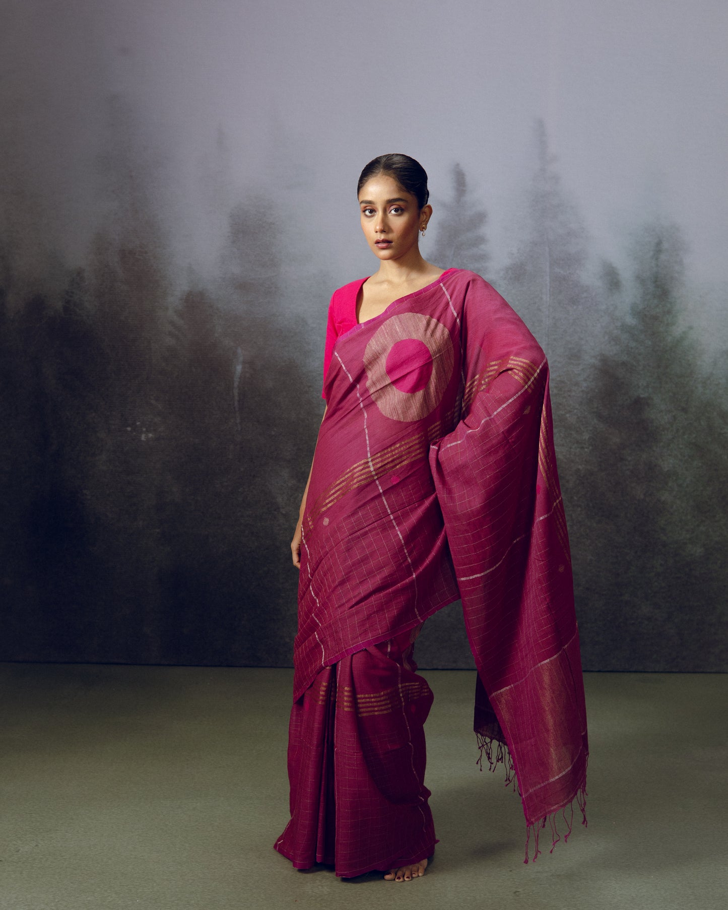 Mood Purple Saree