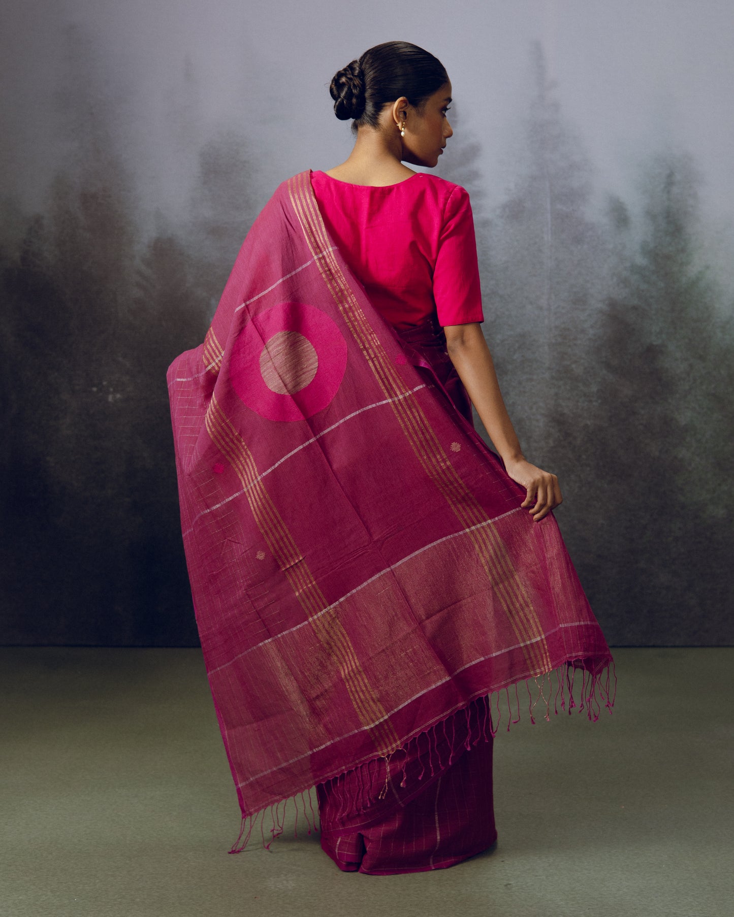 Mood Purple Saree