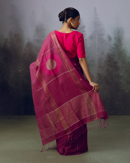 Mood Purple Saree