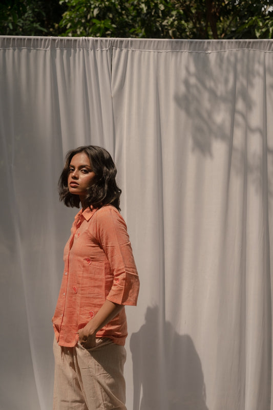 Orange shirt