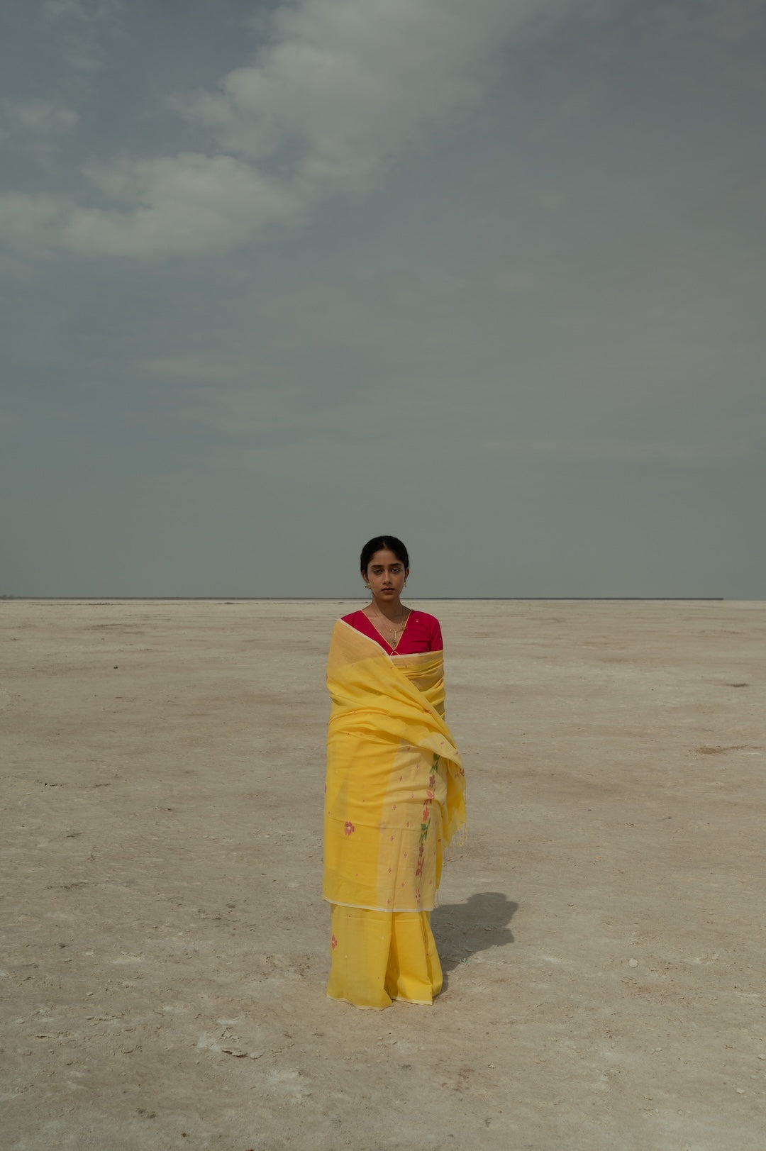 Yellow Daisies Desire Saree