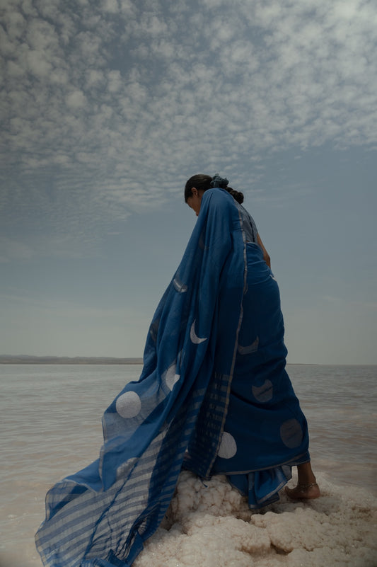Blue Moon Jamdani