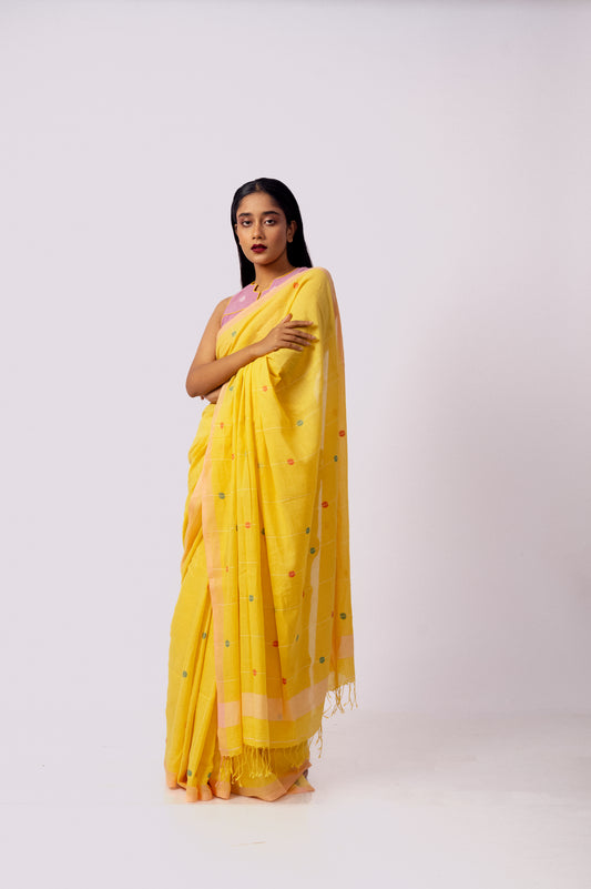 Carribean Sunrise Saree