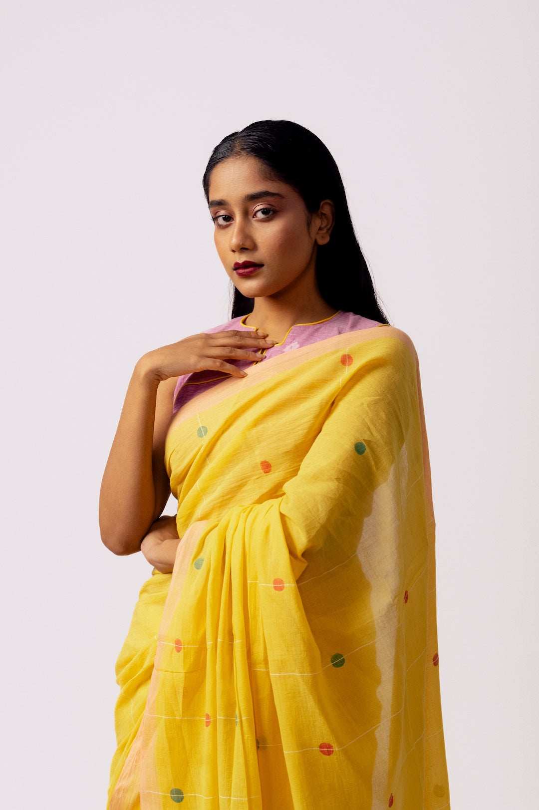 Carribean Sunrise Saree