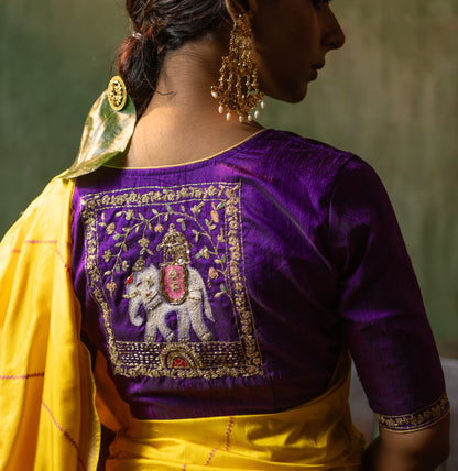 Violet Gajamoti Blouse