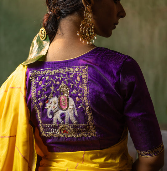 Violet Gajamoti Blouse