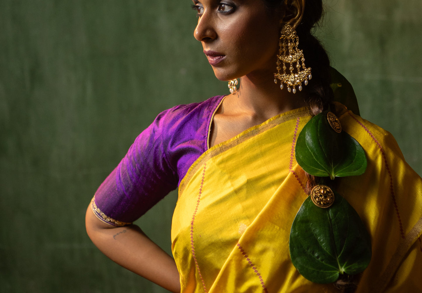 Violet Gajamoti Blouse