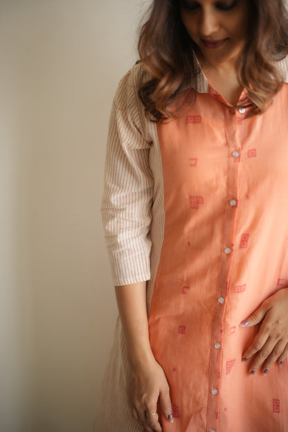 CORAL KURTA