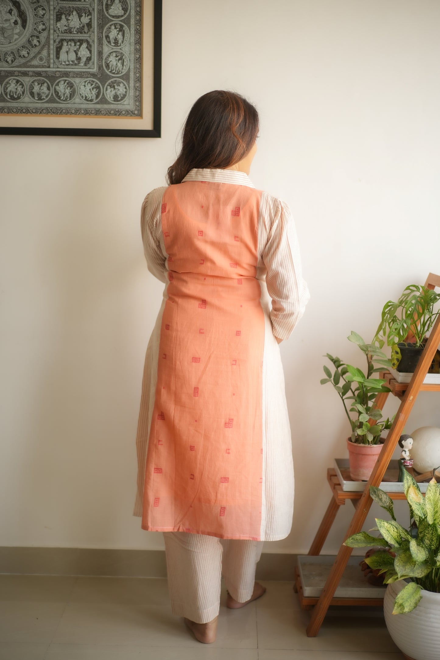 CORAL KURTA