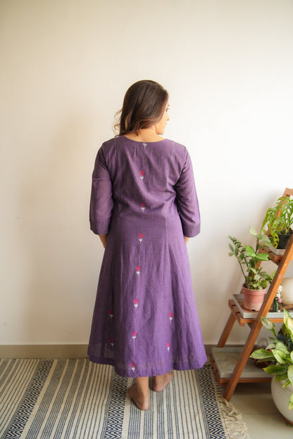 Pintuck Phool Kurta Dress