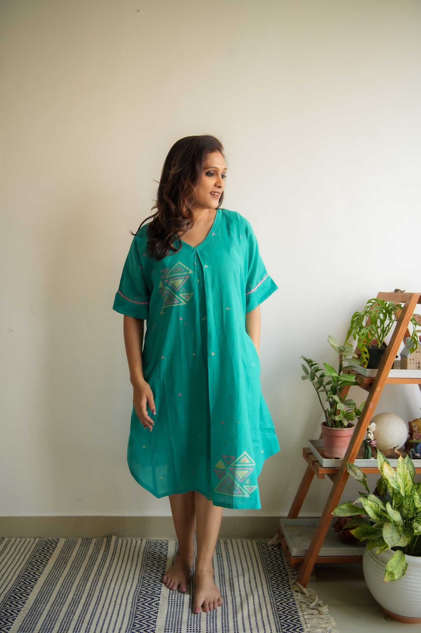 Assymetry Midi Dress