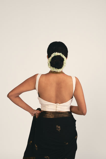 Ivory Zari Sleeveless Blouse